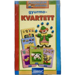 Gyurma kvartett- társasjáték, fejlesztőjáték
