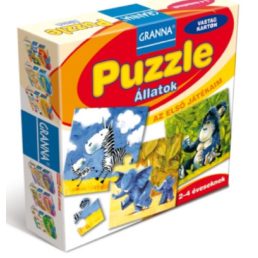 Első játékaim: Állatok puzzle, kirakó