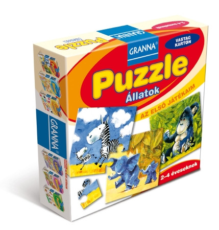 Első játékaim: Állatok puzzle, kirakó