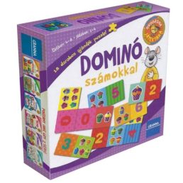 Dominójáték számokkal, képekkel