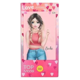   TOPModel zenélő mini kifestő könyv 3D-s borítóval -Sasha