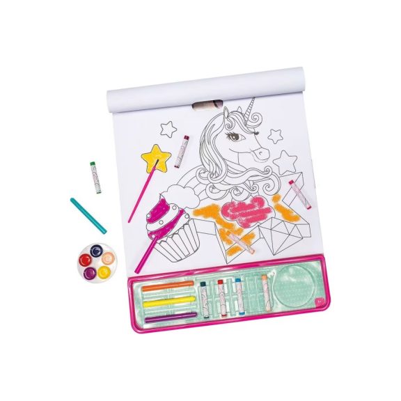 Giga színező kreatív szett 5 az 1-ben Fantasy Dreams Unikornis-  AS