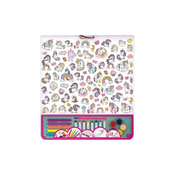 Giga színező kreatív szett 5 az 1-ben Fantasy Dreams Unikornis-  AS