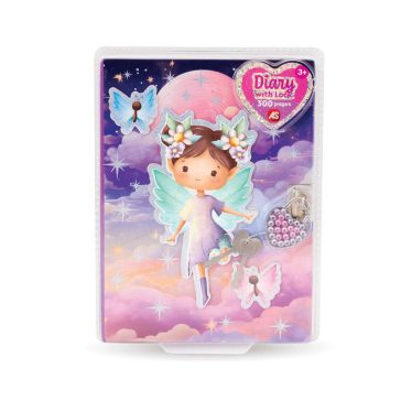 Titkos napló lakattal-tündér