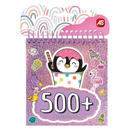 Matricás füzet 500+ matricával-pingvin