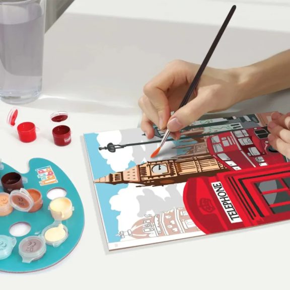 Hobby festőkészlet+ keret- London