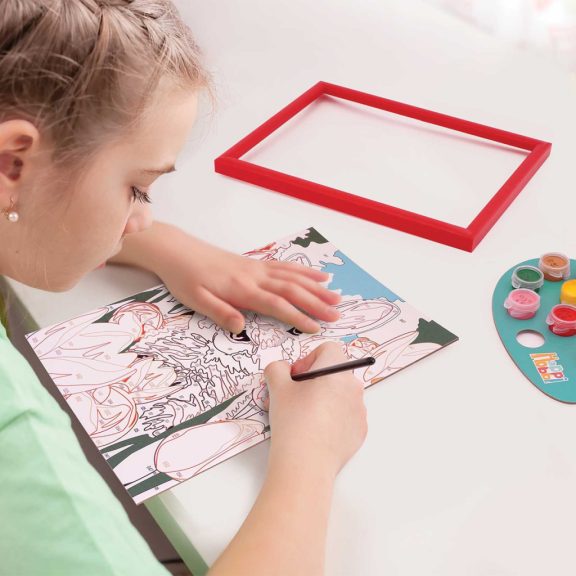 Hobby festőkészlet+keret- nyuszi