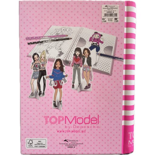 TOPModel- Stand Up- 3D divattervezős könyv