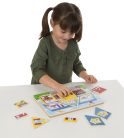  Melissa & Doug Hangos puzzle, A ház körül