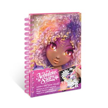   Kreatív bársony színezőfüzet filcekkel-  Orelia -Nebulous Stars