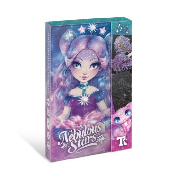 Akvarell színező fekete lapos-Nebulous Stars