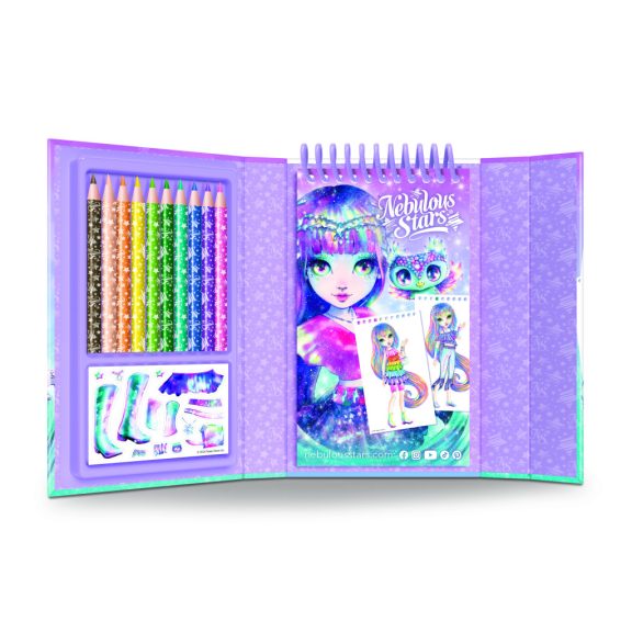 Mini tervező füzet- Isadora- Nebulous Stars