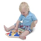 Melissa & Doug Fa készségfejlesztő játék- Puzzle fogantyúval- kis házikedvencek