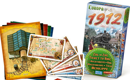 Ticket to Ride : 1912 Europe- kiegészítő játék