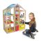 Melissa&Doug- emeletes fa babaház játékfigurákkal, bútorokkal