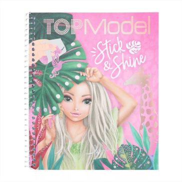 TOPModel kifestőkönyv és tetoválómatrica szett