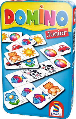 Domino Junior társasjáték fémdobozban