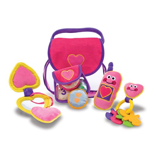 Melissa&Doug- bébi játék-puha retikül kiegészítőkkel