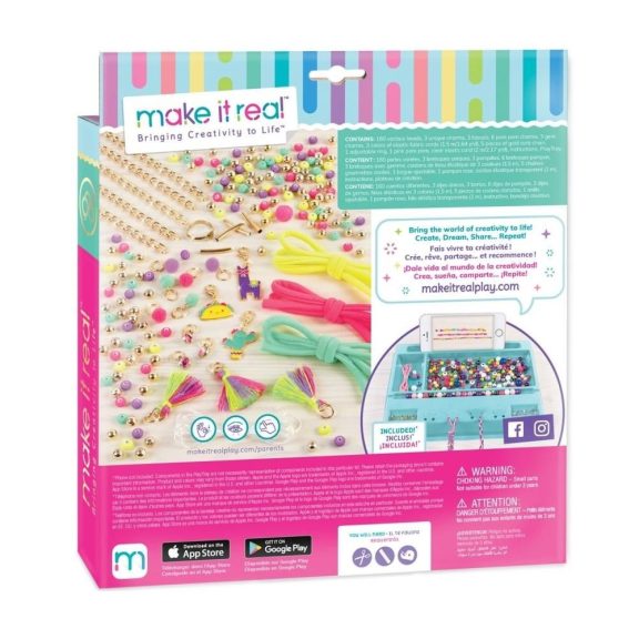 Make it Real ékszerkészítés sikkes neon pom-pomok