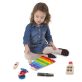 Melissa&Doug- hangszerek zenekar a dobozban rázd fújd