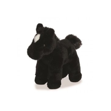 Mini Flopsies 20 cm fekete ló