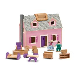 Melissa&Doug -szétnyitható fa babaház