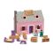 Melissa&Doug -szétnyitható fa babaház