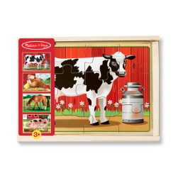 Melissa&Doug- fa kézségfejlesztő játék puzzle farm