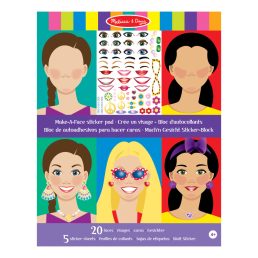 Melissa&Doug- kreatív játék készíts arcot matrica szett