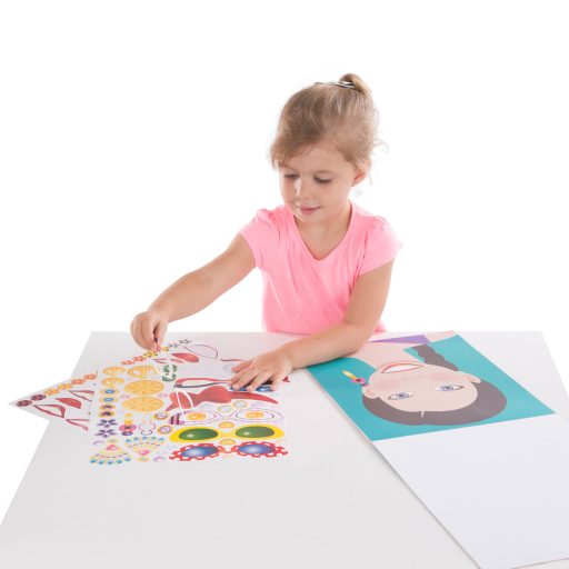 Melissa&Doug- kreatív játék készíts arcot matrica szett