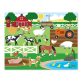 Melissa&Doug- kreatív játék újrahasználható matrica készlet állatok