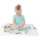 Melissa&Doug- kreatív játék újrahasználható matrica készlet állatok