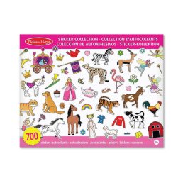  Melissa- & doug kreatív játék matricagyűjtő füzet db matricával hercegnők tea parti