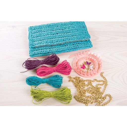 Make It Real Virágos raffia kistáska készítés