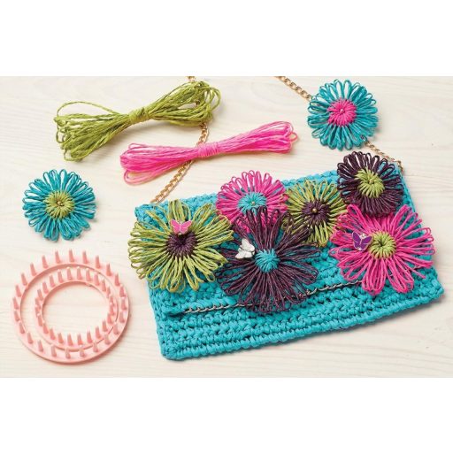 Make It Real Virágos raffia kistáska készítés