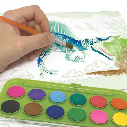 Dínós vízfestékes képfestő DinosArt