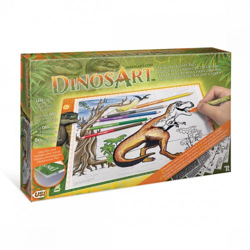 Dínós világító rajzasztal DinosArt