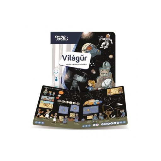 Tolki interaktív foglalkoztató könyv-Világűr