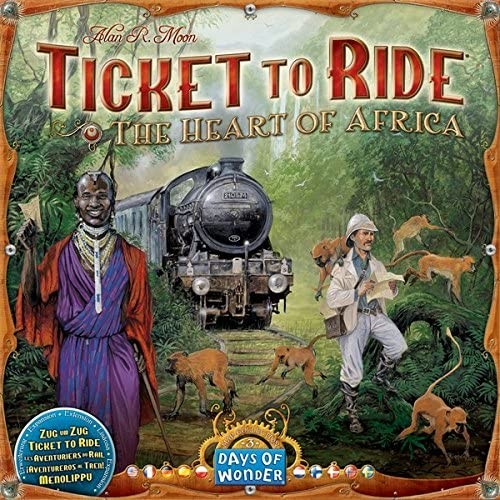 Ticket to Ride: Afrika kiegészítő társasjáték       