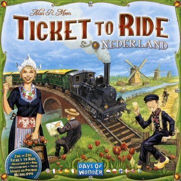   Ticket to Ride: Hollandia kiegészítő társasjáték       