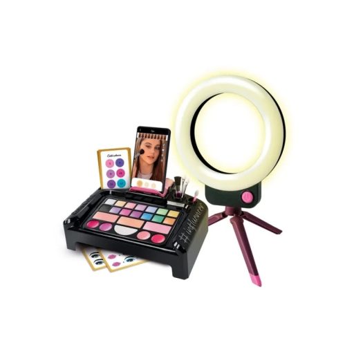Crazy Chic-Influenszer Make Up Studio LED-es lámpával- Clementoni
