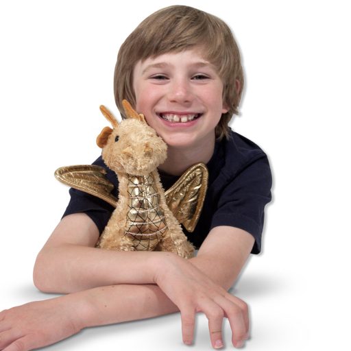 Melissa&Doug-plüss fénylő sárkány