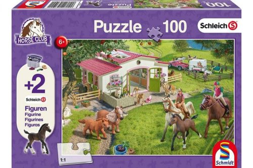 Lovas klub- 100db-os puzzle  2db  ajándék ló figurával