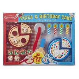 Melissa&Doug- sütés -főzés, pizza és szülinapi torta