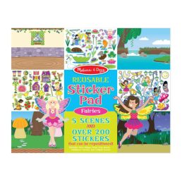   Melissa-& Doug kreatív játék újrahasználható matrica készlet- tündérek világa