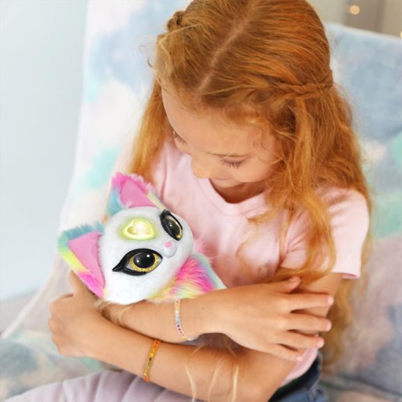 My Fuzzy Friends suttogó plüss cica - Sky