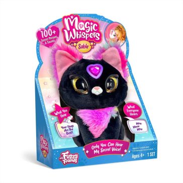 My Fuzzy Friends suttogó plüss cica - Sable