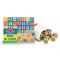 Melissa&Doug- fa készségfejlesztő játék - abc és számok- 123db-os