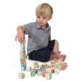   Melissa&Doug- fa készségfejlesztő játék - abc és számok- 123db-os