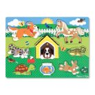 Melissa & Doug - háziállatok puzzle- 8db-os